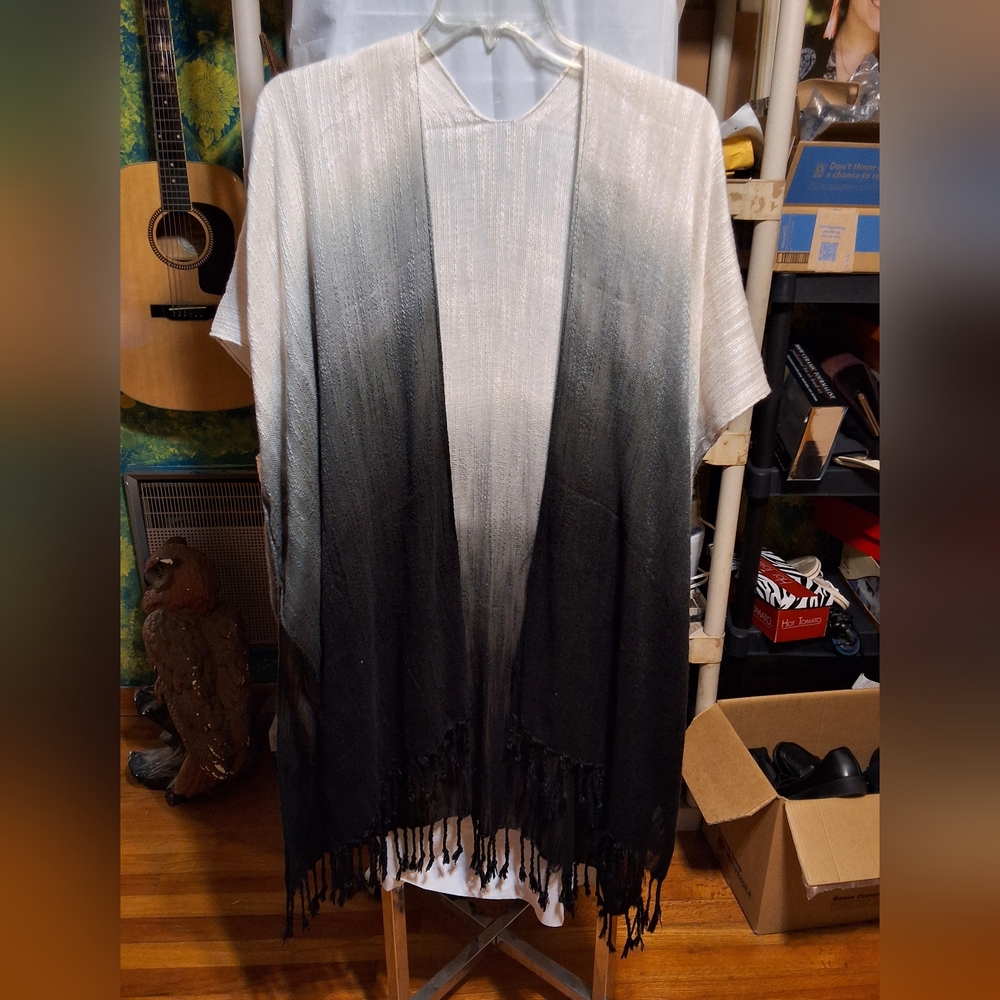Anna &Ava Ombre Cardigan Shawl Wrap Scarf
